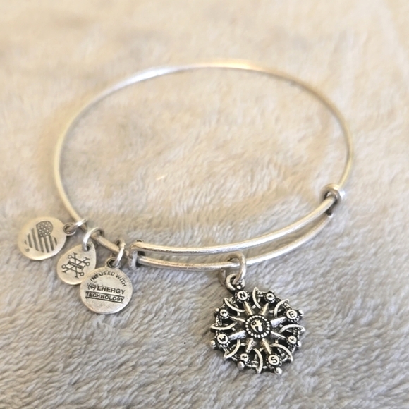 Alex and Ani Jewelry - #038 Alex And Ani Silver Charm Bangle Bracelet